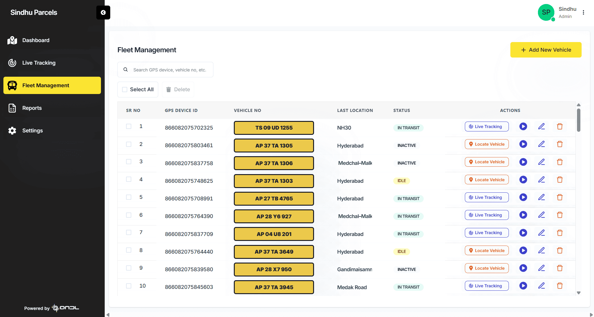 Kudra — Fleet Management
