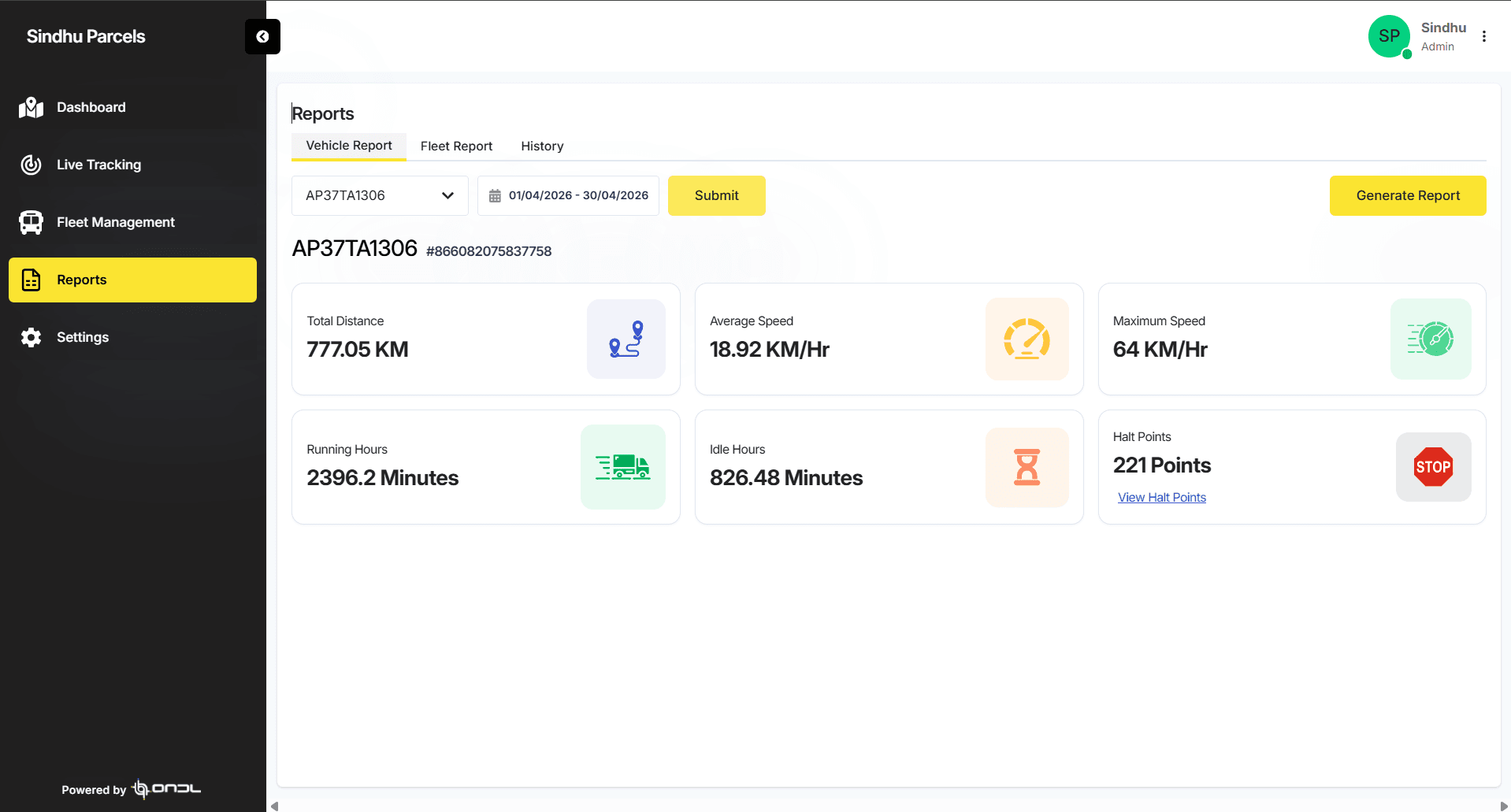 Kudra — Vehicle Reports